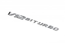 Mercedes E-Klasse Coupé C238 2016–2024 V12 Biturbo embleem (chroom) foto 1