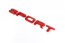 Range Rover Sport 2005–2013 Sport opschrift (rood) foto 1