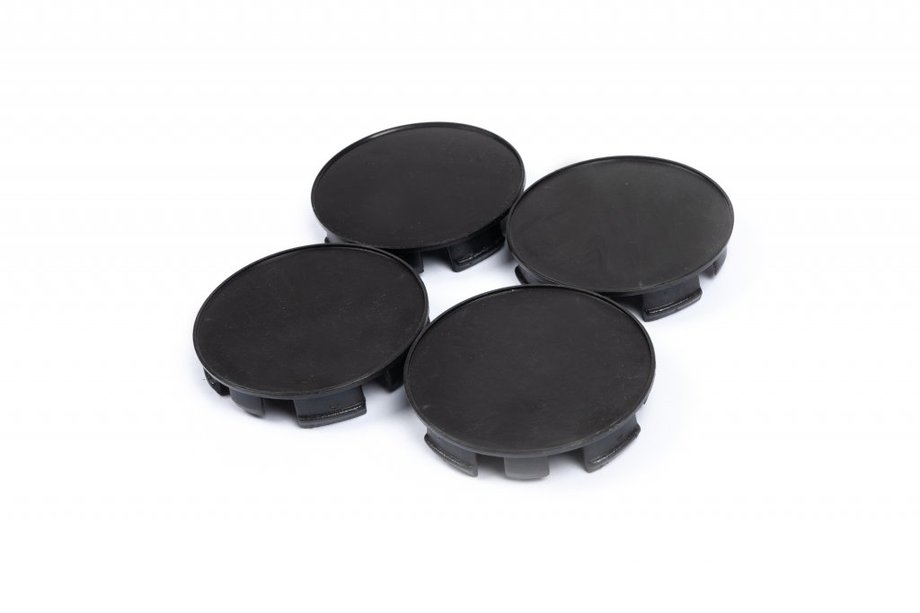 Naafdoppen voor velgen (4 stuks, zwart) Image
