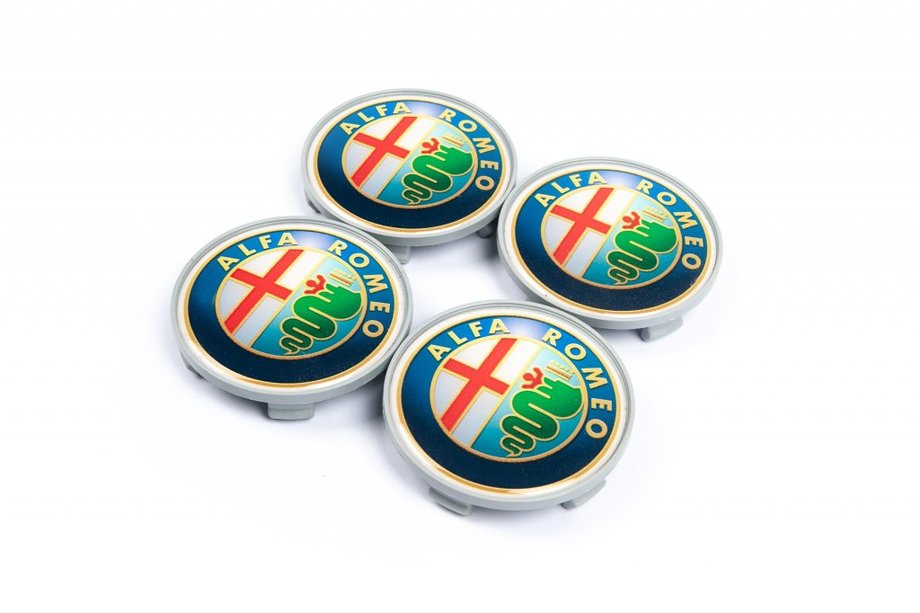 Alfa Romeo AlfaRomeo 68/64,5 mm V1 siliconen velgcenterkappen (4 stuks) Image