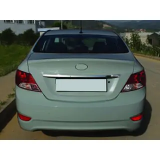 Sierlijst boven kentekenplaat (RVS) Hyundai Accent 2011–2017 foto 1