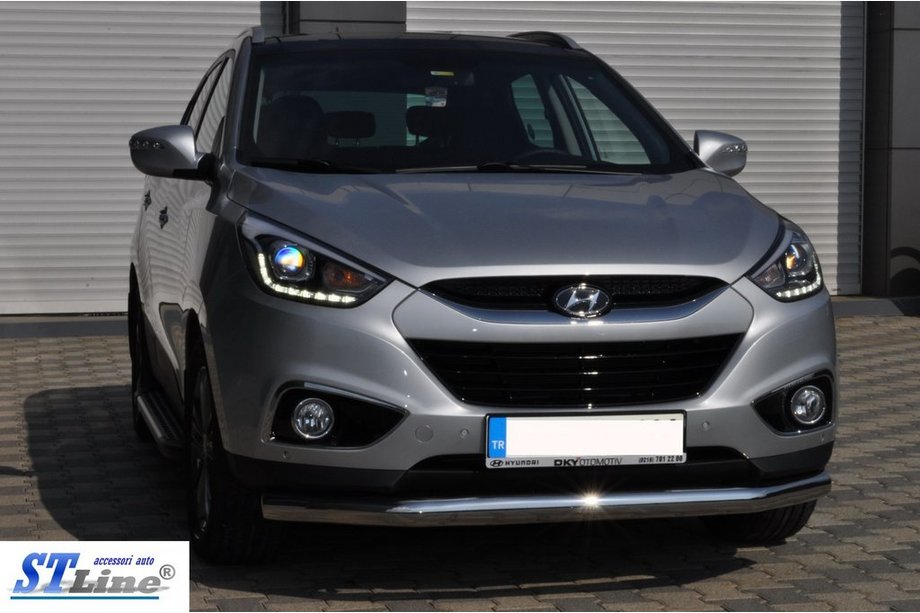 Hyundai IX-35 2010–2015 RVS voorste beschermbeugel ST008 Foto 6