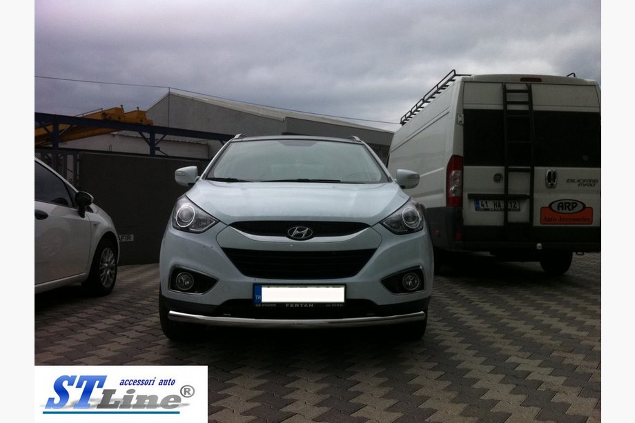 Hyundai IX-35 2010–2015 RVS voorste beschermbeugel ST008 Foto 2