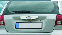 Hyundai Getz 2002– Sierlijst boven kentekenplaat (2002-2006, RVS) foto 4