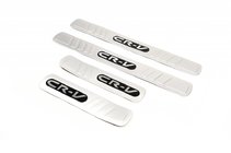 Honda CRV 2001–2006 Libao instaplijsten (set 4 stuks, RVS) foto 1