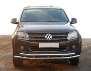 Volkswagen Amarok 2010–2022 Frontbeschermbeugel ST018-2 (RVS) foto 1