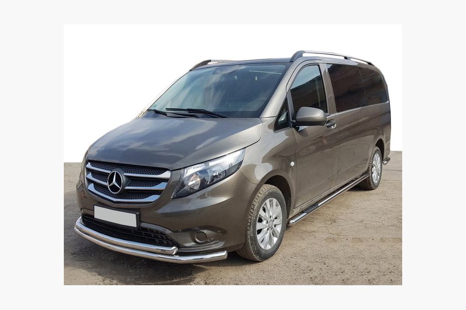 Mercedes Vito/V-klasse W447 2014– Voorbeschermbeugel ST014 (RVS) Image