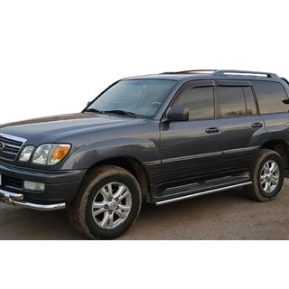 Dorpelbeschermers (2 stuks, RVS) Lexus LX470 1998–2007 foto 1