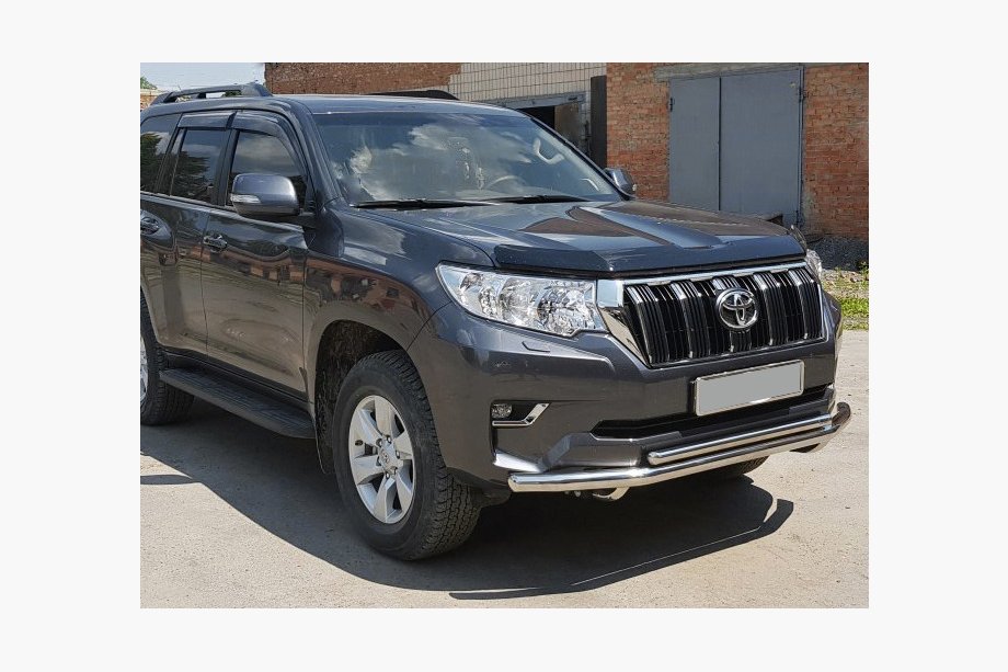 Toyota Land Cruiser Prado 150 2009–2023 Voorbeschermbeugel ST014 (RVS) Image
