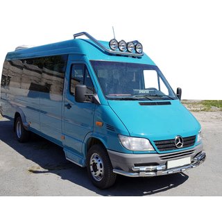 Voorbescherming ST015-2 (RVS) Mercedes Sprinter W901/902/903/904/905 1995–2006 foto 1