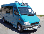 Mercedes Sprinter W901/902/903/904/905 1995–2006 Voorbescherming ST015-2 (RVS) 2000-2006 foto 1