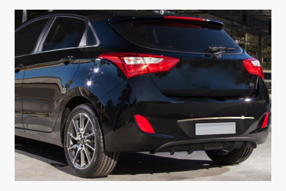 Hyundai I-30 2012–2017 Chroomstrip boven kentekenplaat (HB, RVS) Image