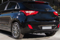 Hyundai I-30 2012–2017 Chroomstrip boven kentekenplaat (HB, RVS) foto 1