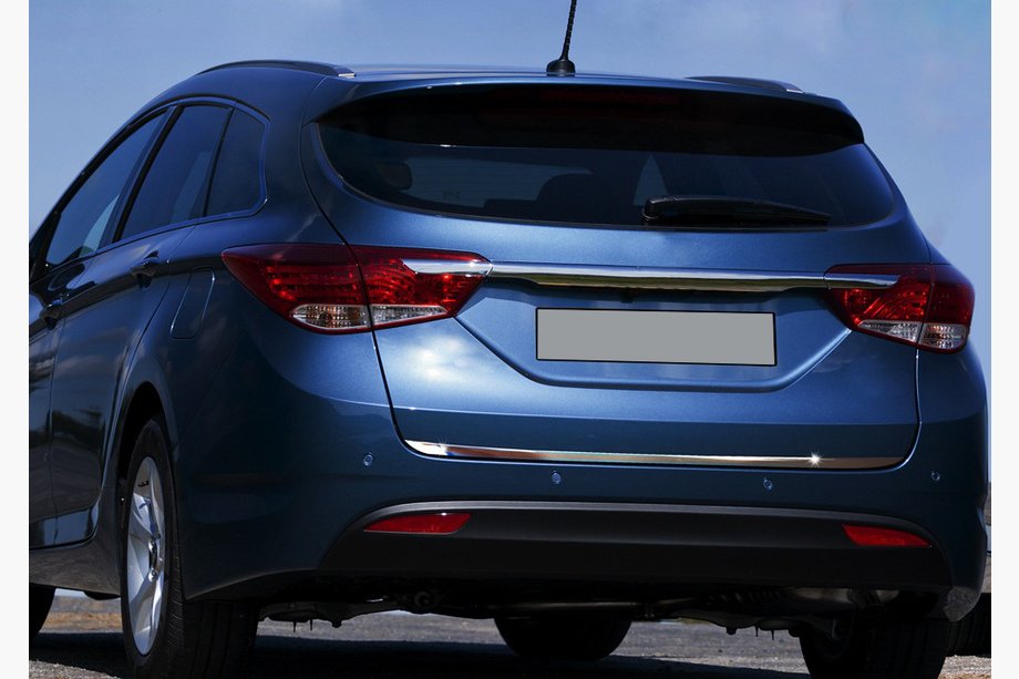 Hyundai I-40 2011–2019 Achterkleprand (SW, RVS) Image