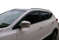 Hyundai IX-35 2010–2015 Deurgreep covers (set 4 stuks, RVS) Zonder chip, ABS – verchroomd kunststof foto 1