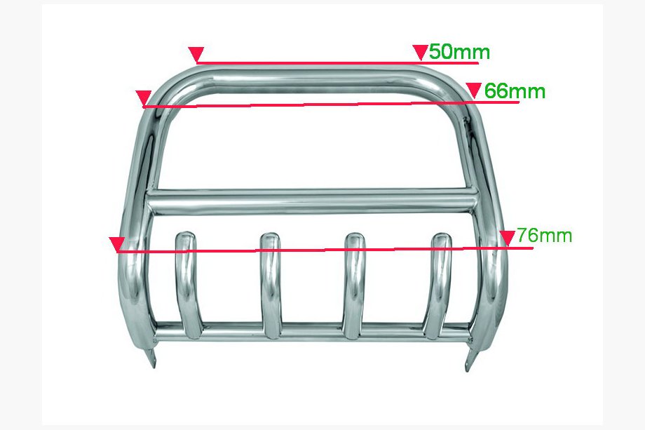Isuzu D-Max 2011–2019 Bullbar QT006 (RVS) Image