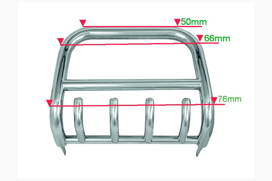 Nissan NP300 1999–2015 Bullbar QT006 (RVS) Image