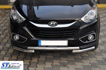 Hyundai IX-35 2010–2015 Voorbeschermbeugel ST014-1 (RVS) foto 3