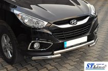 Hyundai IX-35 2010–2015 Voorbeschermbeugel ST014-1 (RVS) foto 4