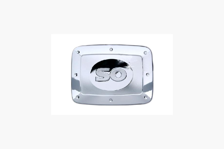 Hyundai Sonata NF 2004–2009 Tankklep cover (chroom kunststof) Foto 1