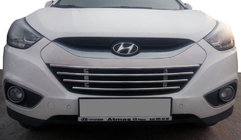 Hyundai IX-35 2010–2015 Bumperrooster (RVS) foto 1