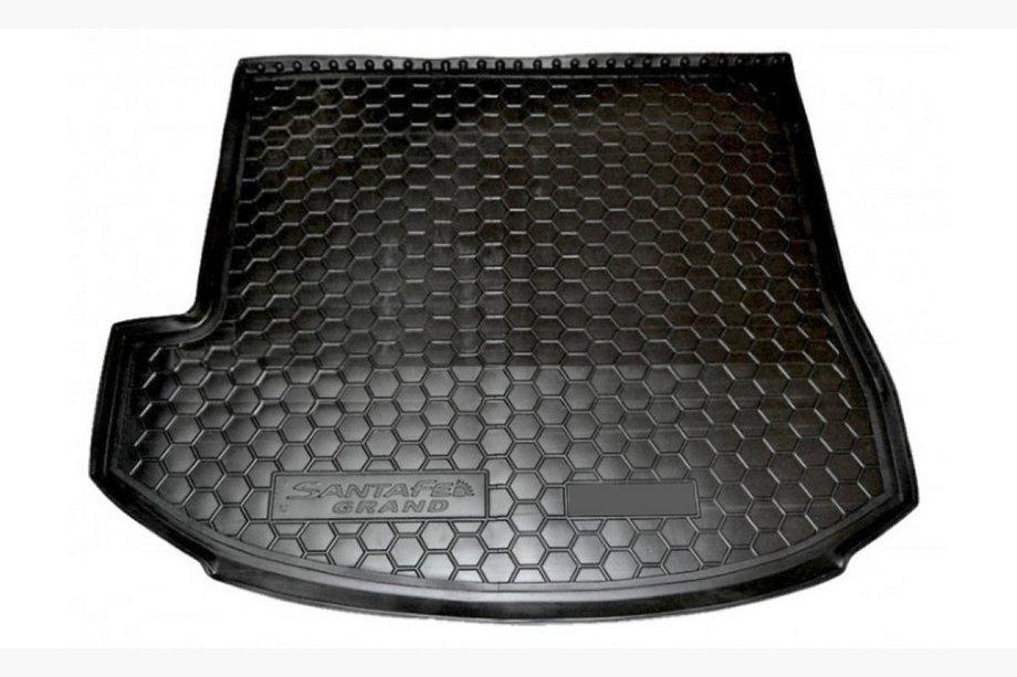 Hyundai Santa Fe 3 2012–2018 Kofferbakmat voor 7 zitplaatsen Grand 2014+ TOP (Autogumm, rubber) Image