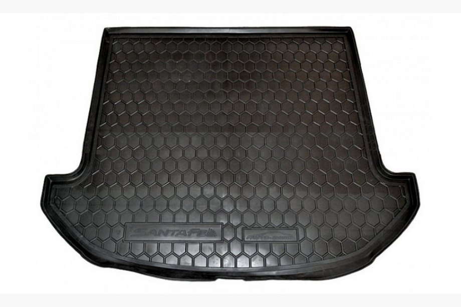 Hyundai Santa Fe 3 2012–2018 Kofferbakmat korte wielbasis 7-zits (Autogumm, kunststof) Image