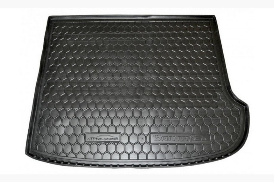 Hyundai Santa Fe 2 2006–2012 Kofferbakmat voor 7-zits (Autogumm, kunststof) Image