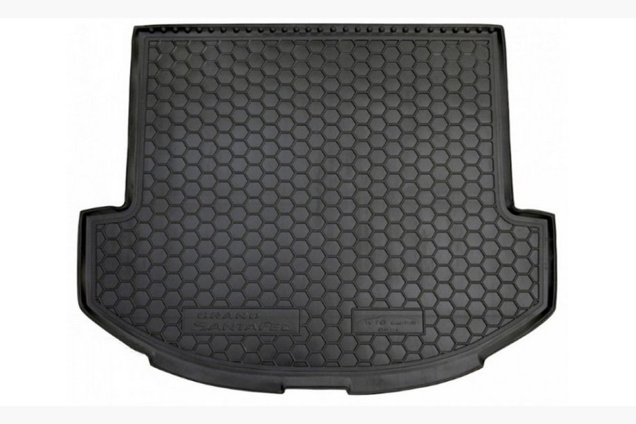 Hyundai Santa Fe 3 2012–2018 Rubberen kofferbakmat 7-zits Grand 2014+ (Autogumm, rubber) Image