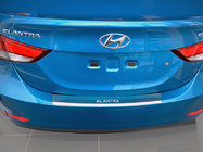 Hyundai Elantra (MD/UD) 2011–2015 RVS achterbumperbeschermer met omgebogen rand Nataniko (2014-2015) foto 1