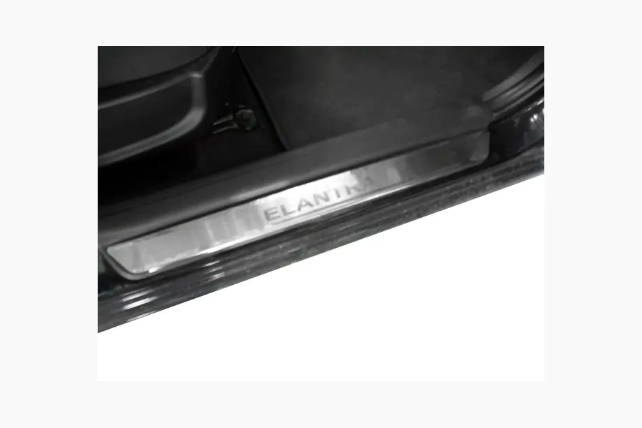 Hyundai Elantra (HD) 2006–2011 Nataniko RVS dorpellijsten (set van 4) Image