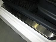Hyundai I-30 2007–2011 Nataniko RVS dorpellijsten (set van 4) Standaard - Lohmann-tape, 0,5 mm foto 1