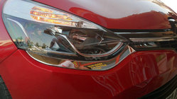 Renault Clio IV 2012–2019 RVS koplampranden voor (set 2 st.) foto 1