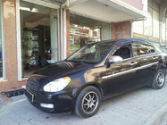 Hyundai Accent 2006–2010 Raamwindschermen (4 stuks, Perflex Sport) foto 6