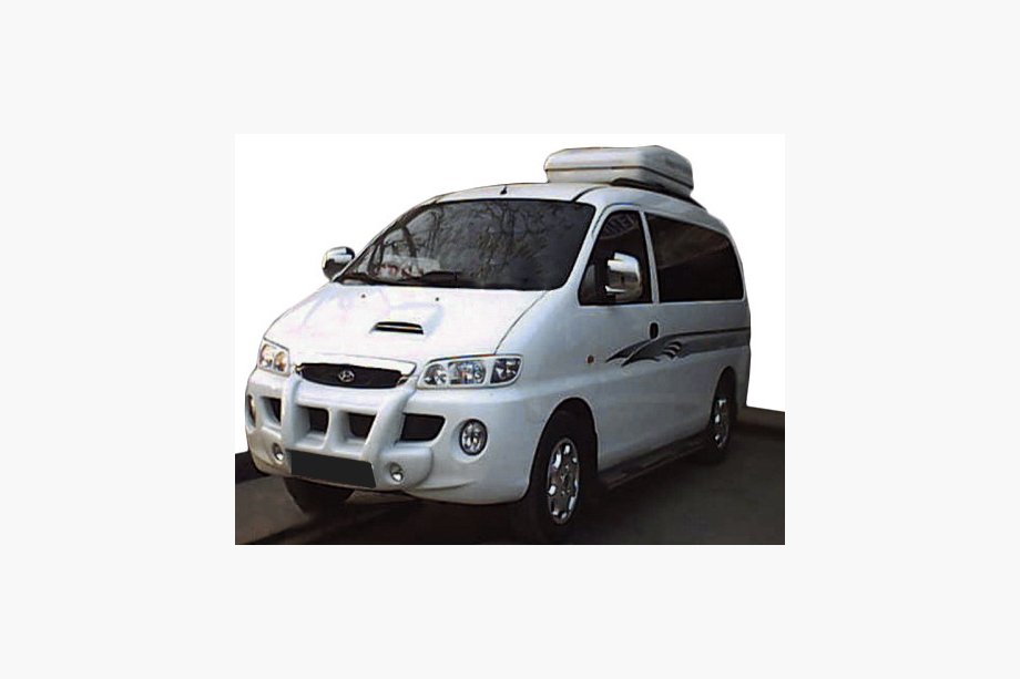 Hyundai H200, H1, Starex 1998–2007 Centrale lip met mistlampopeningen (spuitklaar) Image