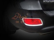 Hyundai Santa Fe 2 2006–2012 Chromen afdekringen achtermistlampen (2 stuks, kunststof) foto 1