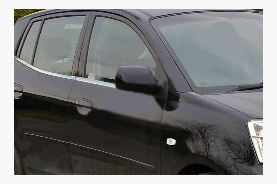 Kia Picanto 2004–2011 Onderste raamsierlijsten (4 stuks, RVS) Image