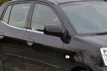 Kia Picanto 2004–2011 Onderste raamsierlijsten (4 stuks, RVS) foto 1