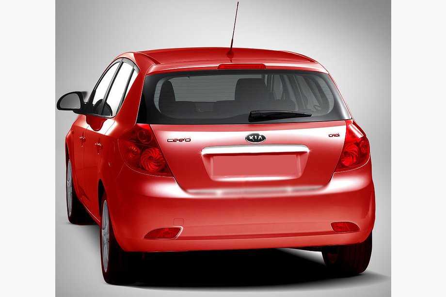 Kia Ceed 2007–2012 RVS sierstrip boven kentekenplaat (HB) Image