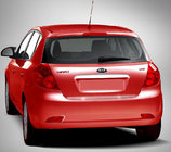 Kia Ceed 2007–2012 RVS sierstrip boven kentekenplaat (HB) foto 1