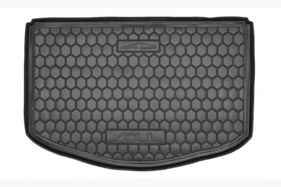 Kia Soul II 2013–2018 Onderste bagageruimtemat zonder organizer (Autogumm, kunststof) Image