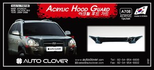 Hyundai Tucson JM 2004– Motorkapdeflector (Korea) foto 1