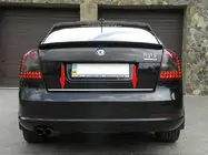 Skoda Octavia II A5 2006–2010 RVS kofferbakrand foto 1