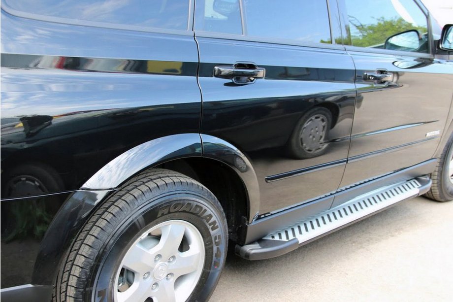 SsangYong Kyron 2005–2014 Side steps Line (2 st., aluminium) Image