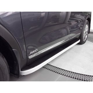 Side steps Tayga Grey (2 stuks, aluminium) foto 4
