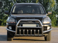 Kia Sportage 2004–2010 Bullbar WT003 Special (RVS) foto 1