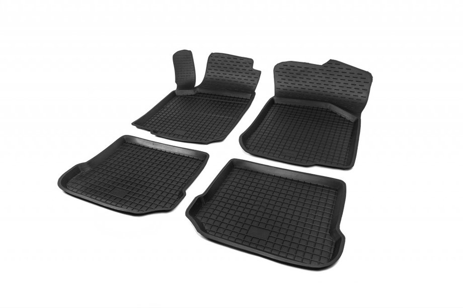 Skoda Octavia I Tour A4 1996–2010 Rubberen vloermatten met opstaande rand (4 stuks, Polytep) Image