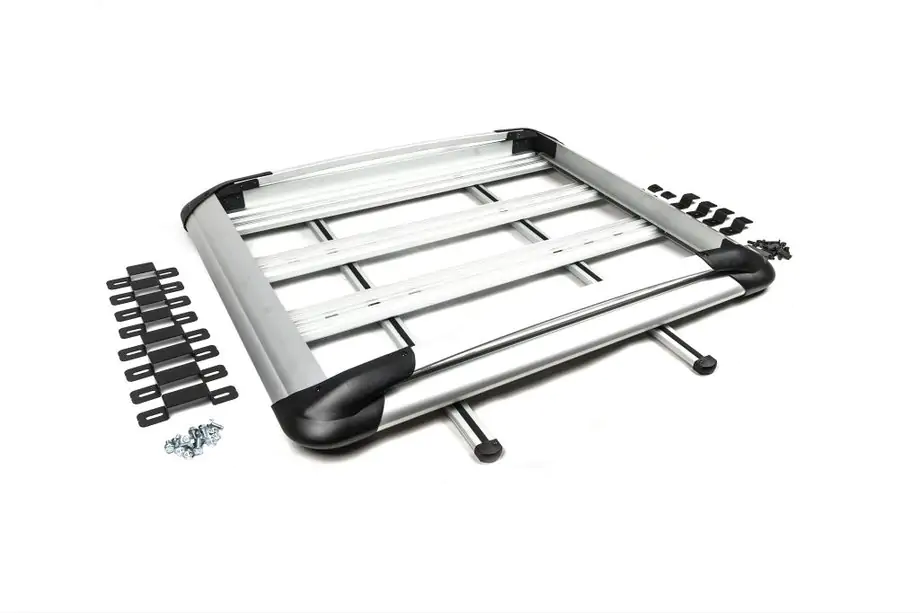 Ford Custom 2013–2022 Dakdrager met dwarsdragers en bagagenet (125 x 200 cm) Image