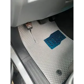 Polyurethaan automatten, 3 rijen (EVA, grijs)
