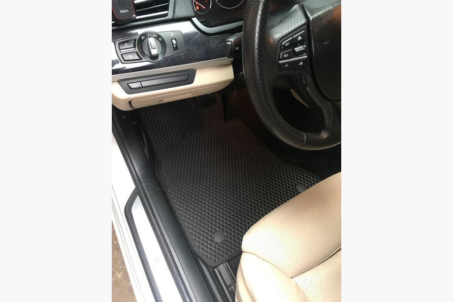 BMW 7 Serie F01/F02 2008–2015 EVA-interieurmatten (voor F02, zwart) Image